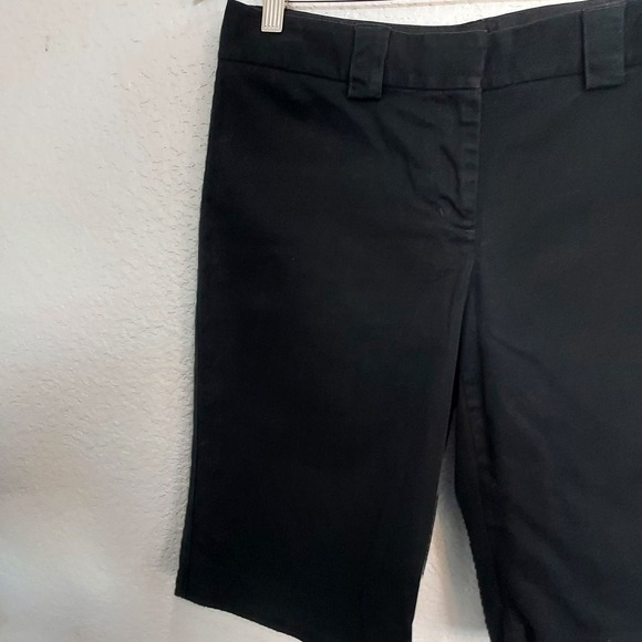 Express "Editor" Black Bermuda Dress Shorts 12" Inseam Size 6 - Picture 2 of 8